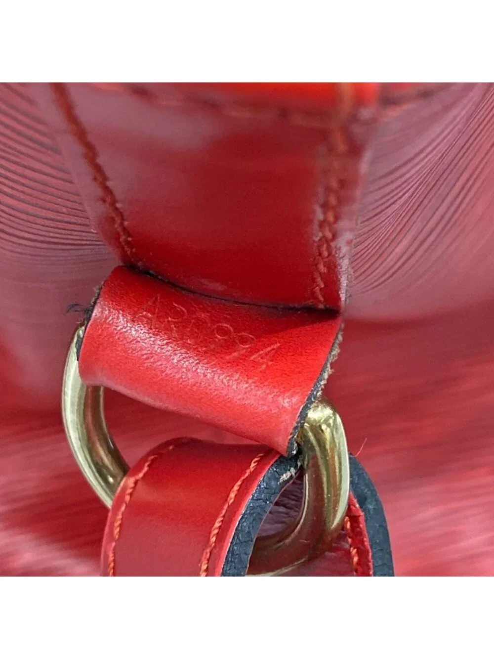Louis Vuitton Shoulder Bag Epi Petite Noe Castilian Red Leather